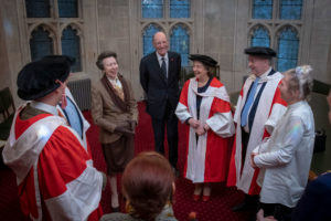 Fellows with HRH The Princess Royal and Sir John Armitt