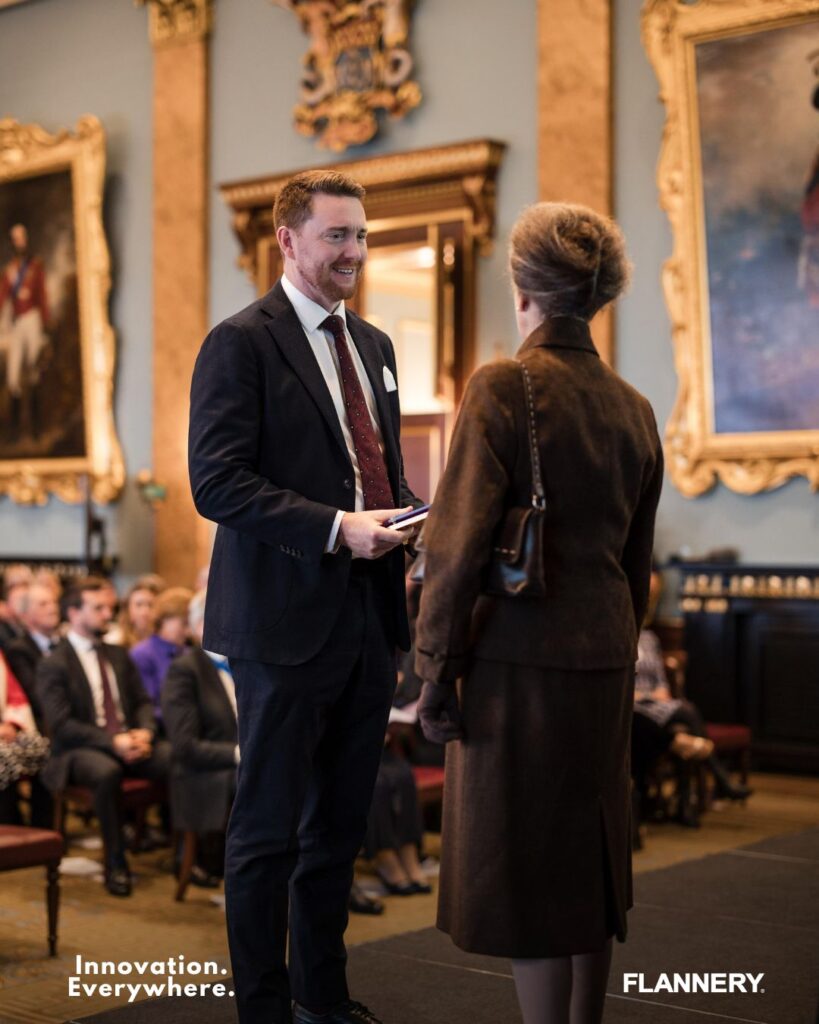 Princess Royal Training Awards recipient P Flannery