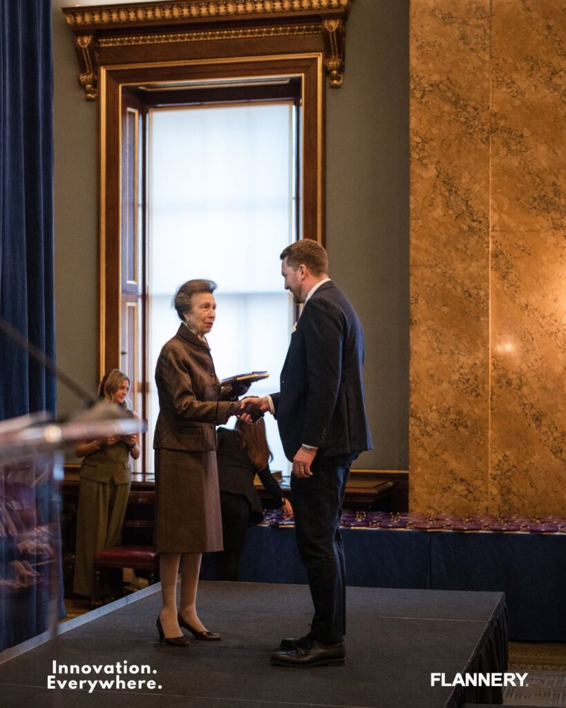 Princess Royal Training Awards recipient P Flannery
